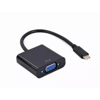 GEMBIRD USB Type-C to VGA Display Adapter, 15cm, Black