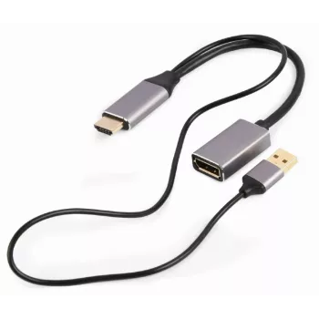 GEMBIRD Active 4K HDMI male to DisplayPort Female Adapter, Black