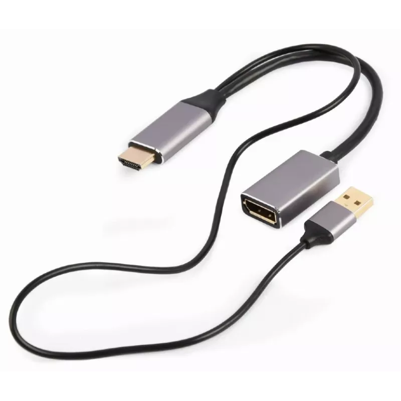 GEMBIRD Active 4K HDMI male to DisplayPort Female Adapter, Black