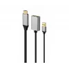 GEMBIRD Active 4K HDMI male to DisplayPort Female Adapter, Black
