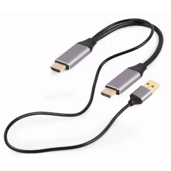 GEMBIRD Active 4K HDMI Male to DisplayPort Male Adapter Cable, 2m - Black