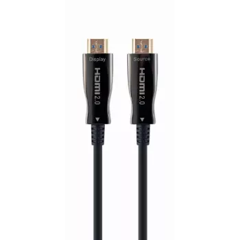 HDMI cable Gembird CCBP‑HDMI‑AOC‑20M‑02 — 20 m fiber‑optic HDMI Type A male, HDMI 2.0, 4K@60Hz, HDR, 4:4:4