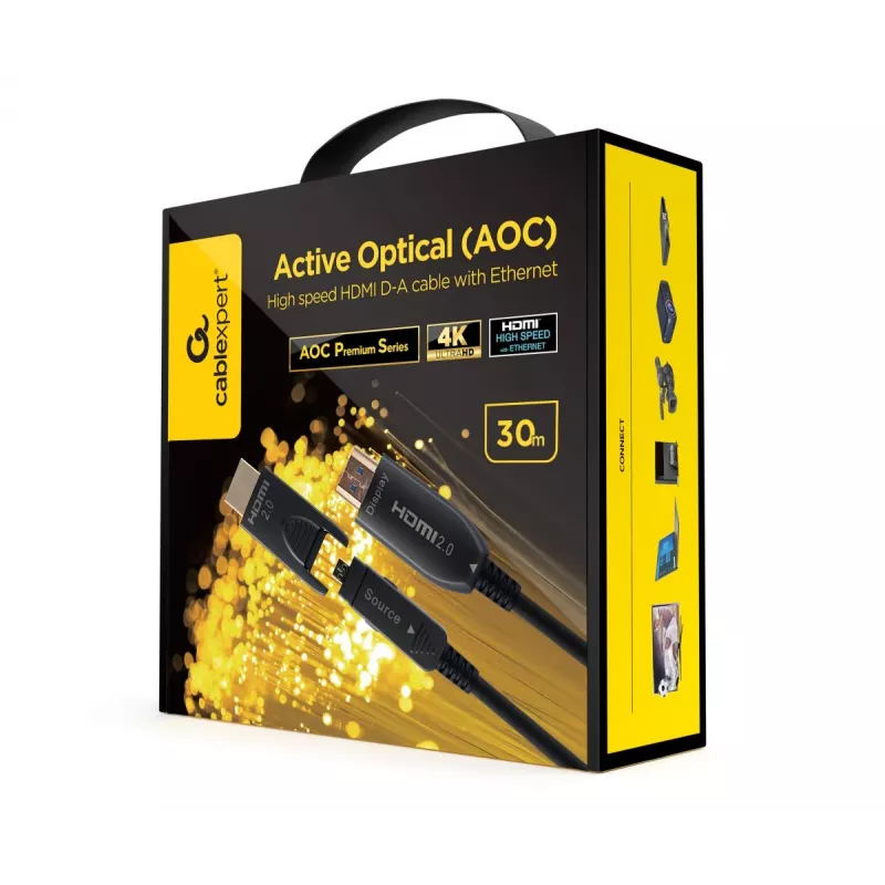GEMBIRD AOC High speed HDMI D-A cable with Ethernet “AOC Premium Series”, 30m