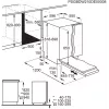 Built-in dishwasher Electrolux EEA17200L — 13 place settings, 49 dB, Full-size 60 cm