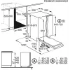 Built-in dishwasher Electrolux EEA17200L — 13 place settings, 49 dB, Full-size 60 cm