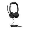 Jabra Evolve2 50 - USB-A MS Stereo, Wired, Office/Call center, 20 - 20000 Hz, 127 g, Headset, Black