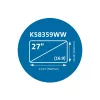 Kensington MagPro Magnetic Privacy Screen Filter for Monitors 27” (16:9)
