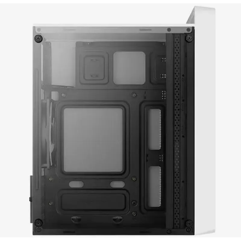 PC case AEROCOOL PGS CS-109-G-WT-v1 Mini Tower SPCC white — microATX, up to 26 cm GPU, FRGB, mesh front