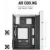 PC case AEROCOOL PGS CS-109-G-WT-v1 Mini Tower SPCC white — microATX, up to 26 cm GPU, FRGB, mesh front