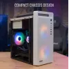 PC case AEROCOOL PGS CS-109-G-WT-v1 Mini Tower SPCC white — microATX, up to 26 cm GPU, FRGB, mesh front
