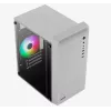 PC case AEROCOOL PGS CS-109-G-WT-v1 Mini Tower SPCC white — microATX, up to 26 cm GPU, FRGB, mesh front