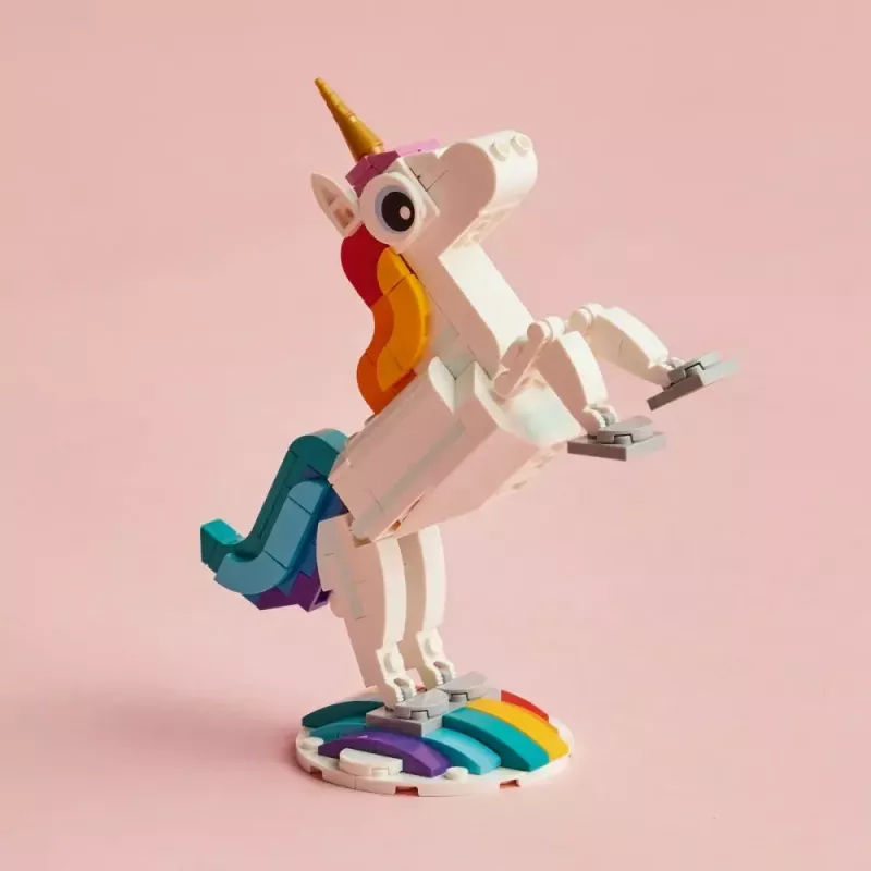 Construction toy LEGO Creator 3in1 31140 Magical Unicorn, 145 pieces, 130 mm height, age 7+