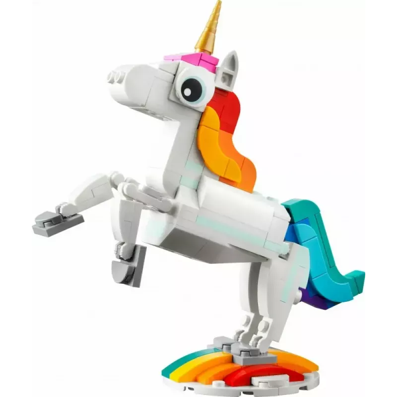 Construction toy LEGO Creator 3in1 31140 Magical Unicorn, 145 pieces, 130 mm height, age 7+