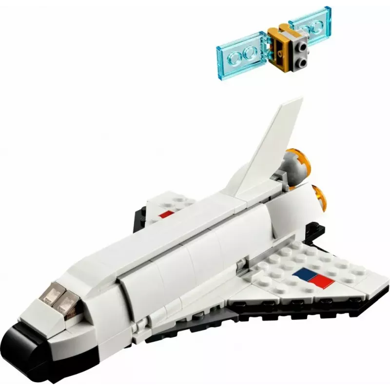 LEGO Creator 3-in-1 Space Shuttle building set 31134 — 144 pieces, for ages 6+, 160×120×60 mm
