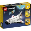 LEGO Creator 3-in-1 Space Shuttle building set 31134 — 144 pieces, for ages 6+, 160×120×60 mm