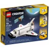 LEGO Creator 3-in-1 Space Shuttle building set 31134 — 144 pieces, for ages 6+, 160×120×60 mm