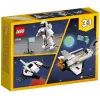 LEGO Creator 3-in-1 Space Shuttle building set 31134 — 144 pieces, for ages 6+, 160×120×60 mm