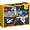 LEGO Creator 3-in-1 Space Shuttle building set 31134 — 144 pieces, for ages 6+, 160×120×60 mm