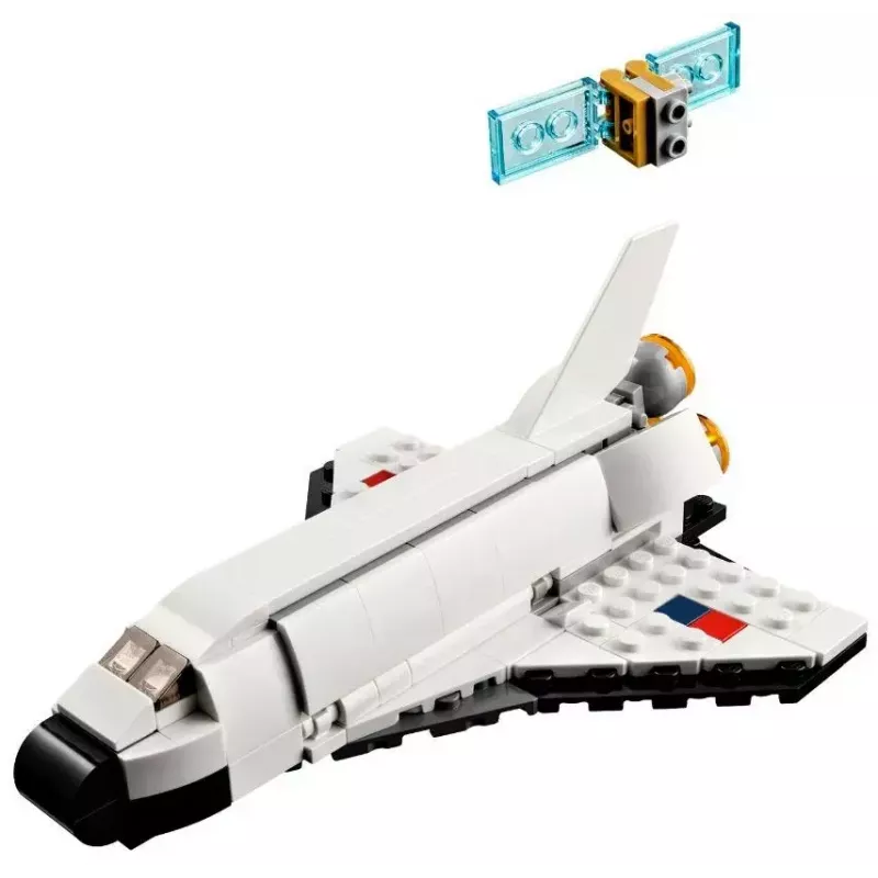 LEGO Creator 3-in-1 Space Shuttle building set 31134 — 144 pieces, for ages 6+, 160×120×60 mm