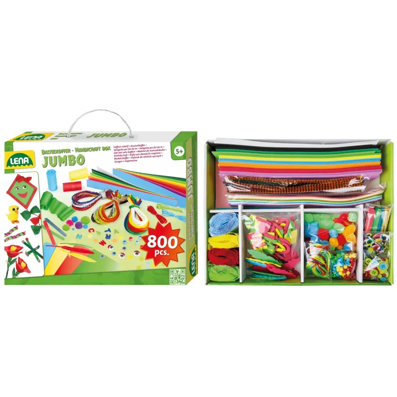 Children's craft kit Lena 42629 800 pieces multicolour