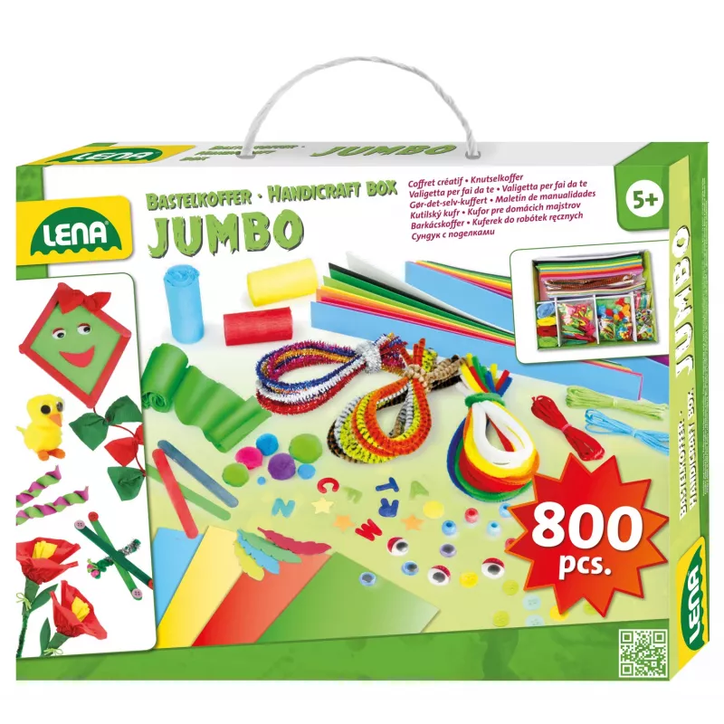 Children's craft kit Lena 42629 800 pieces multicolour
