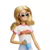 Barbie Dreamhouse Adventures Doll and Accessories, “Malibu” Travel Set with Puppy and 10+ Pieces Including Working Suitcase