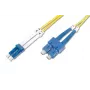 DIGITUS Fiber Optic Patch Cord, LC to SC OS2, Singlemode 09/125 µ, Duplex, Length 1m