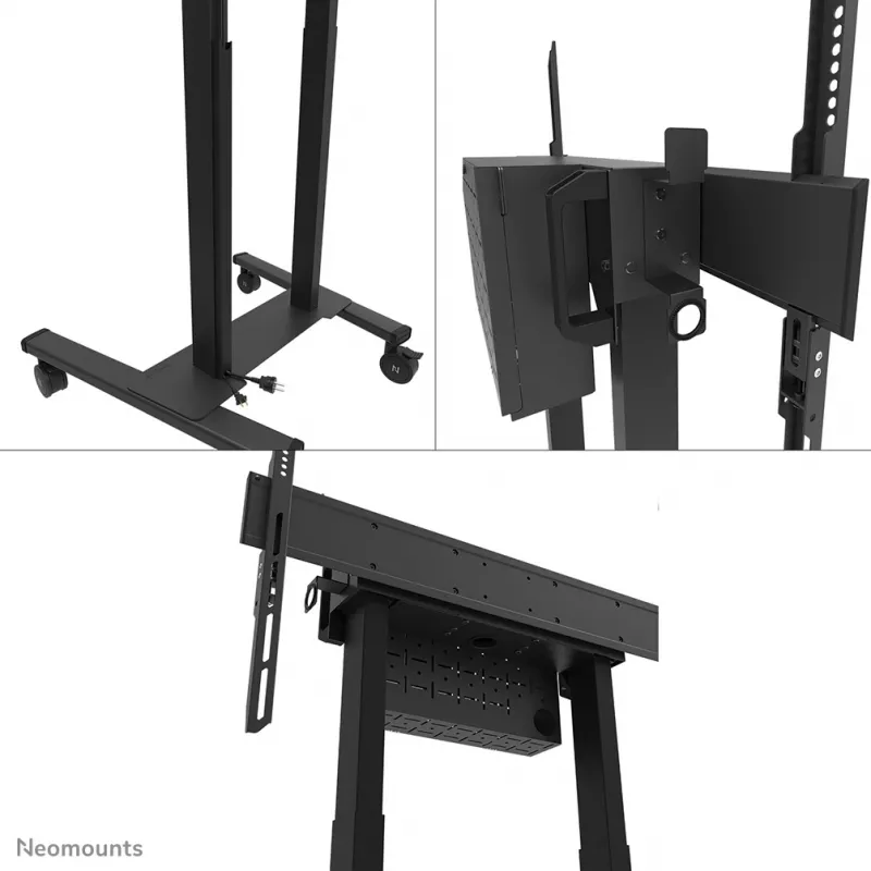 Neomounts FL55-875BL1 TV trolley 55-100 inch - motorised - TÜV