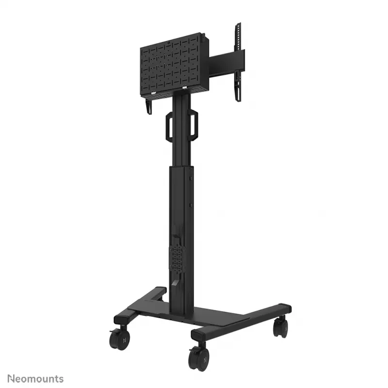 Neomounts FL50S-825BL1 TV trolley 37-75 inch - TÜV, Black, Fixed floor stand, Steel, 70 kg, 94 cm (37 inch), 190.5 cm (75 inch)
