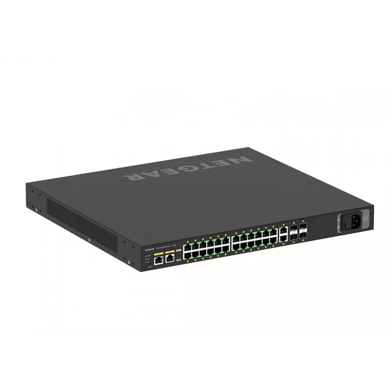NETGEAR M4250-26G4XF-PoE+ Managed L2/L3 Gigabit Ethernet (10/100/1000) Power over Ethernet (PoE) 1U Black