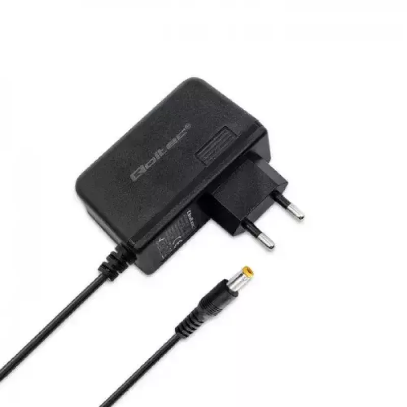 Indoor Power Adapter Qoltec 51028 18W Black 220-240V