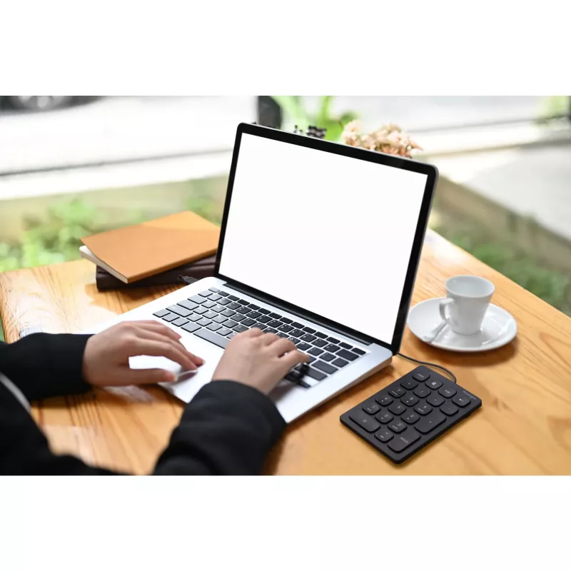 Kensington Wired Numeric Keypad, USB, 21, Laptop/PC, Black