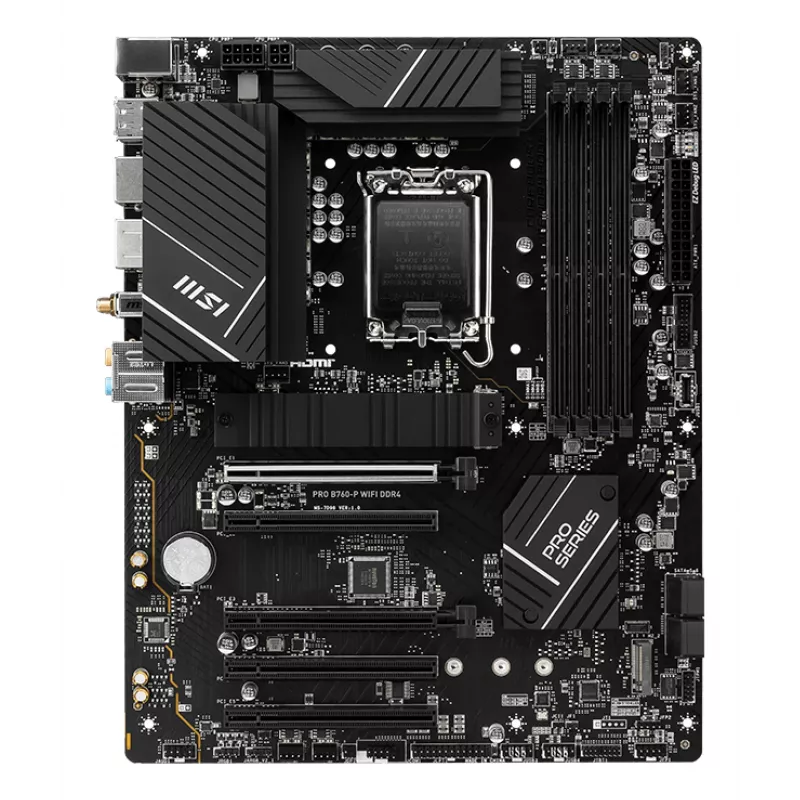 MSI PRO B760-P WIFI DDR4 motherboard LGA 1700 ATX