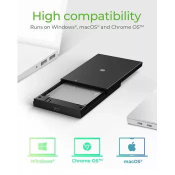 ICY BOX IB-200T-C3 SSD enclosure Black 2.5 inch
