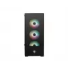 PC Case MSI MAG FORGE 112R Midi Tower Black with Tempered Glass, 3x120mm Front Fans, ATX/Micro‑ATX/Mini‑ITX Support