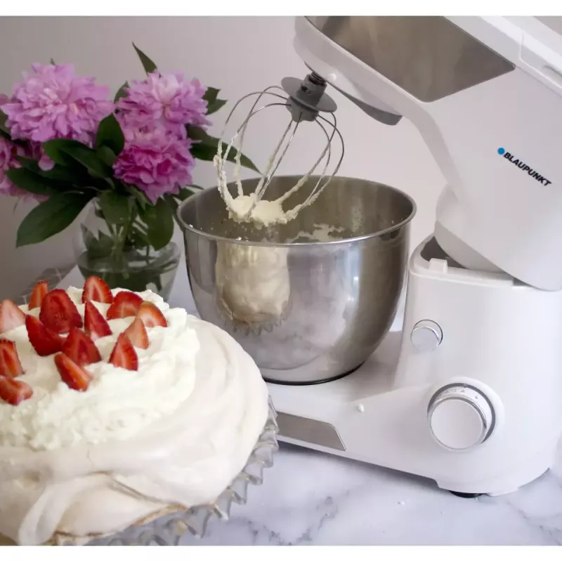 Stand mixer BLAUPUNKT SMM501 — 5 L stainless steel bowl, 1000 W, tilt-head, rotary control, white