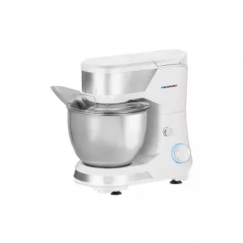 Stand mixer BLAUPUNKT SMM501 — 5 L stainless steel bowl, 1000 W, tilt-head, rotary control, white