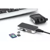 DIGITUS USB 3.0 Card Reader Support MS/SD/SDHC/MiniSD/M2/CF/MD/SDXC cards 1M USB A connection cable
