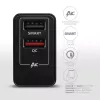 Axagon ACU-QS24 QUICK and SMART Wall charger, 2x USB port QC3.0/AFC/FCP + 5V-1.2A, 24W