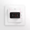 Axagon ACU-QS24 QUICK and SMART Wall charger, 2x USB port QC3.0/AFC/FCP + 5V-1.2A, 24W