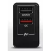 Axagon ACU-QS24 QUICK and SMART Wall charger, 2x USB port QC3.0/AFC/FCP + 5V-1.2A, 24W