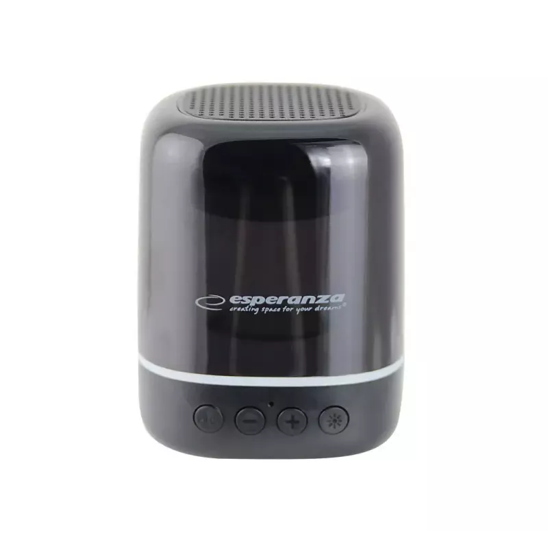 Portable speaker ESPERANZA EP154, 3W RMS, Bluetooth 5.0, MicroSD, FM, 4 h playtime, Black