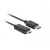 LANBERG Cable Gender Changer DisplayPort HDMI Black