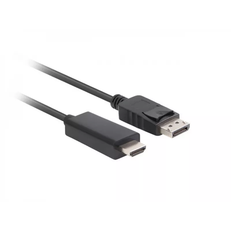 LANBERG Cable Gender Changer DisplayPort HDMI Black