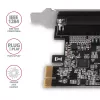 Axagon PCEA-P1N PCIe - 1x parallel port adapter w. SP & LP, PCIe, Parallel, Female, Full-height / Low-profile, PCIe 2.0, China