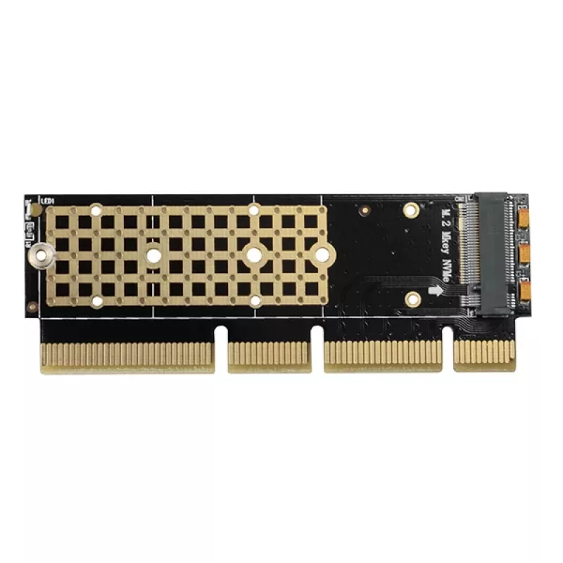 Axagon PCEM2-1U PCIe x16/x8/x4 - M.2 NVMe M-key slot adapter 1U