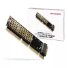 Axagon PCEM2-1U PCIe x16/x8/x4 - M.2 NVMe M-key slot adapter 1U