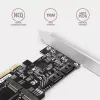 Axagon PCES-SA4M2 PCIe Controller 2x internal SATA 6G port+ M.2 B-key interface cards/adapter M.2, SATA