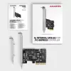 Axagon PCES-SA4X4 PCIe controller - 4x internal SATA 6G port, ASM1164, SP & LP