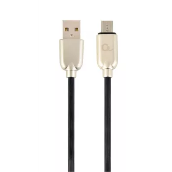 GEMBIRD Premium Rubber Micro-USB Charging And Data Cable 2m - Black